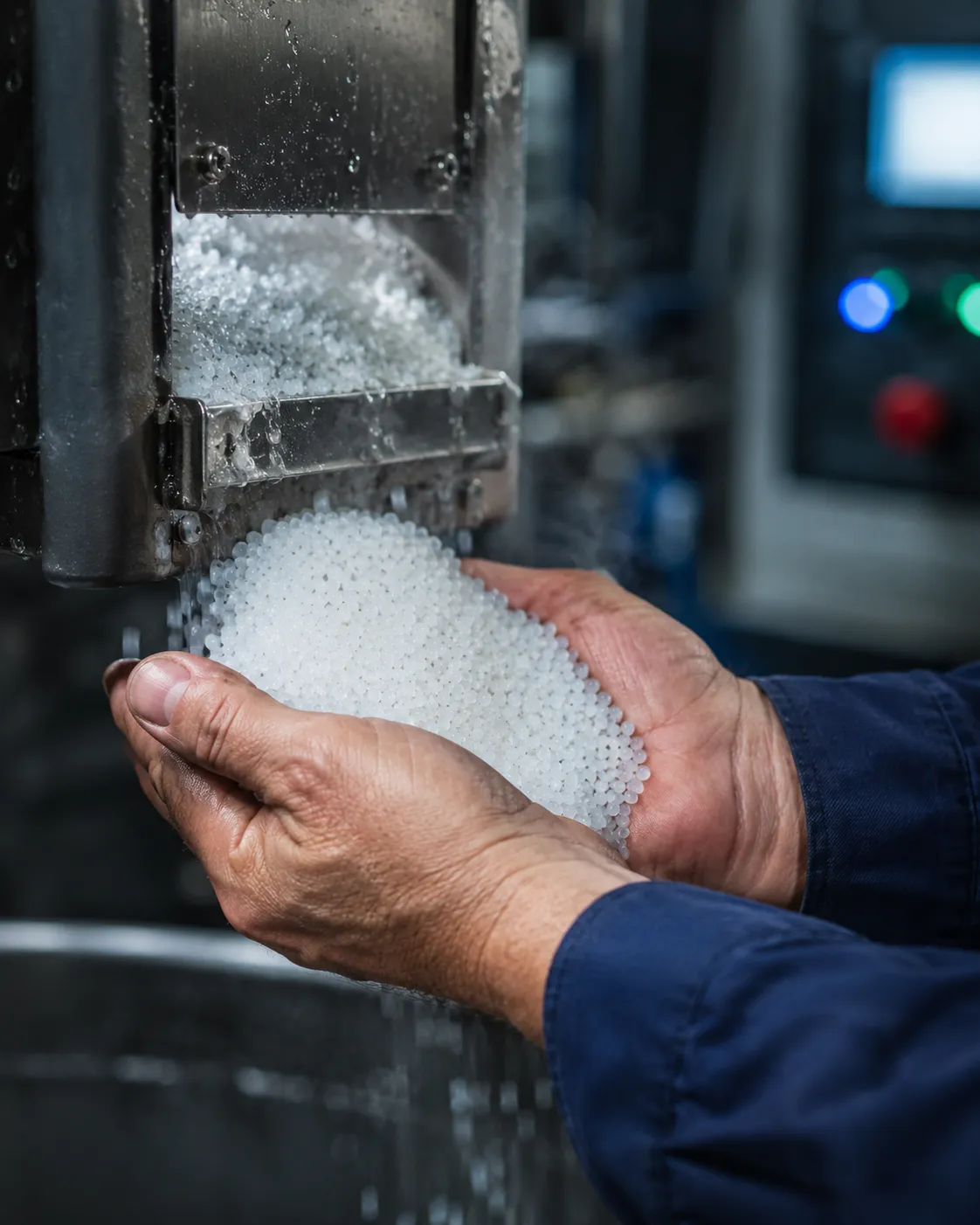 Granule control in production